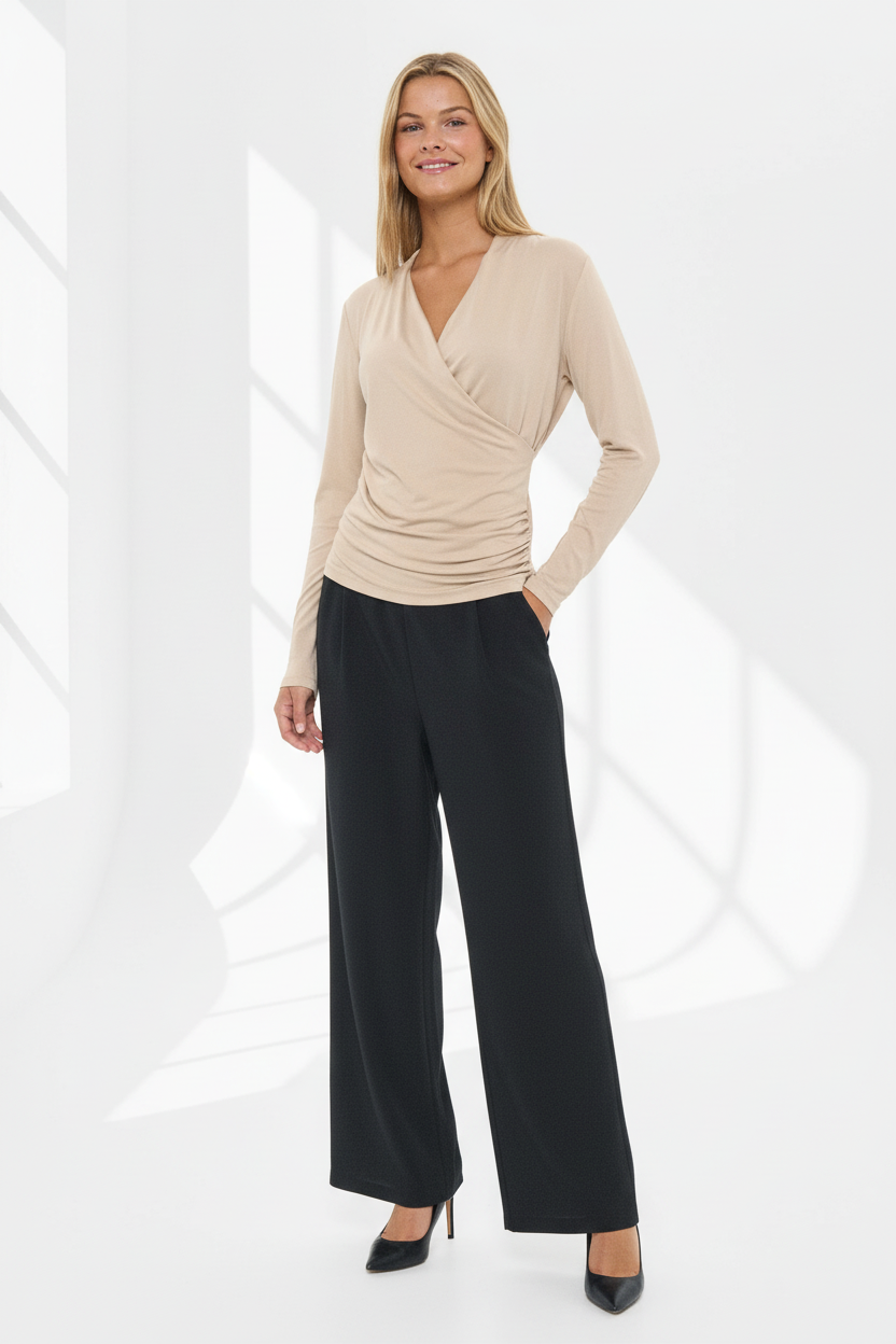 VIGGASZ WRAP Top Oxford Tan - Lifestyle Full Body