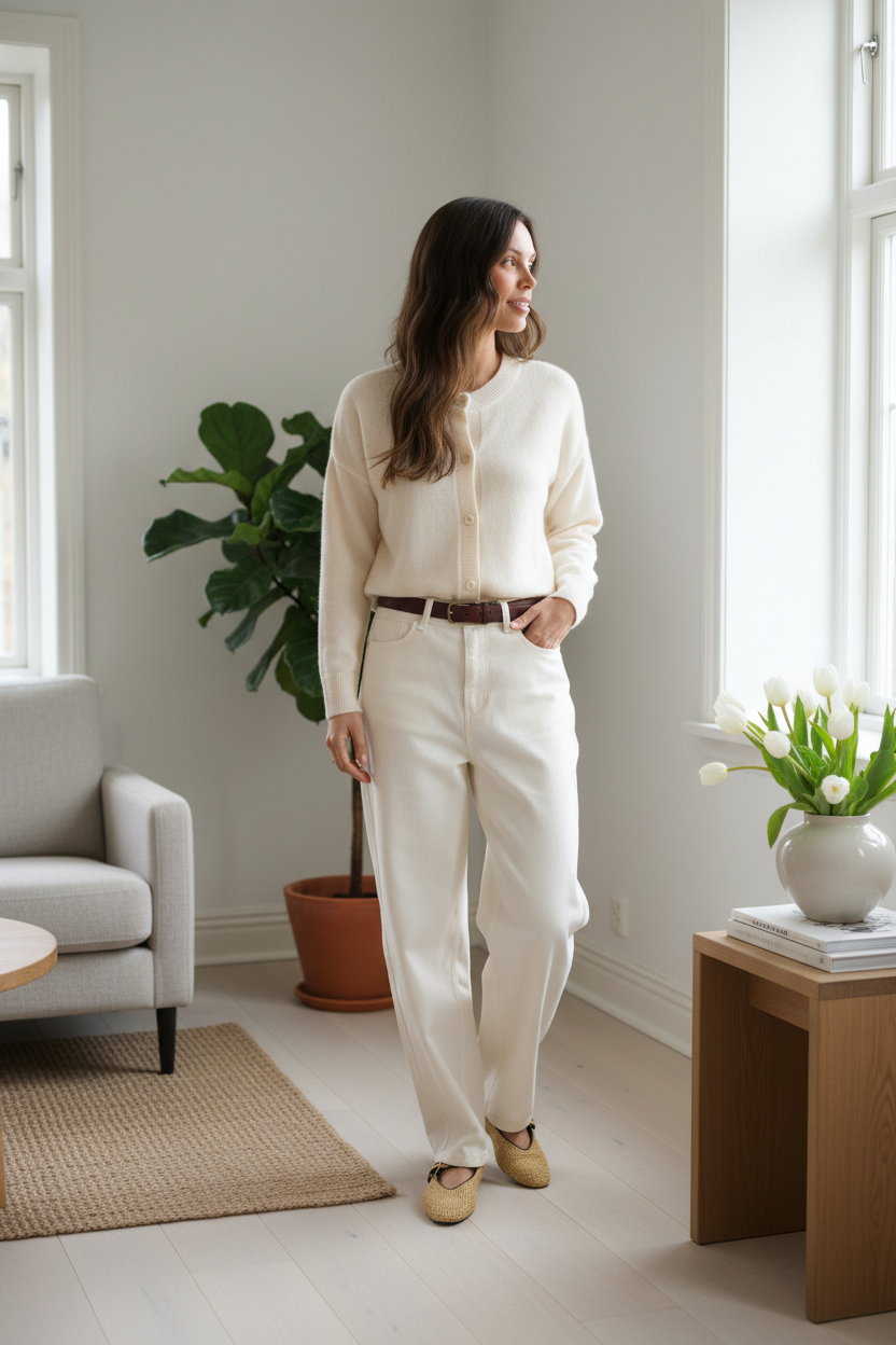 Saint Tropez SHELLYSZ Cardigan Ice - lifestyle shot 2