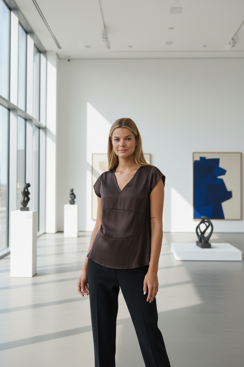 Saint Tropez SafinaSZ SS Blouse lifestyle - art gallery