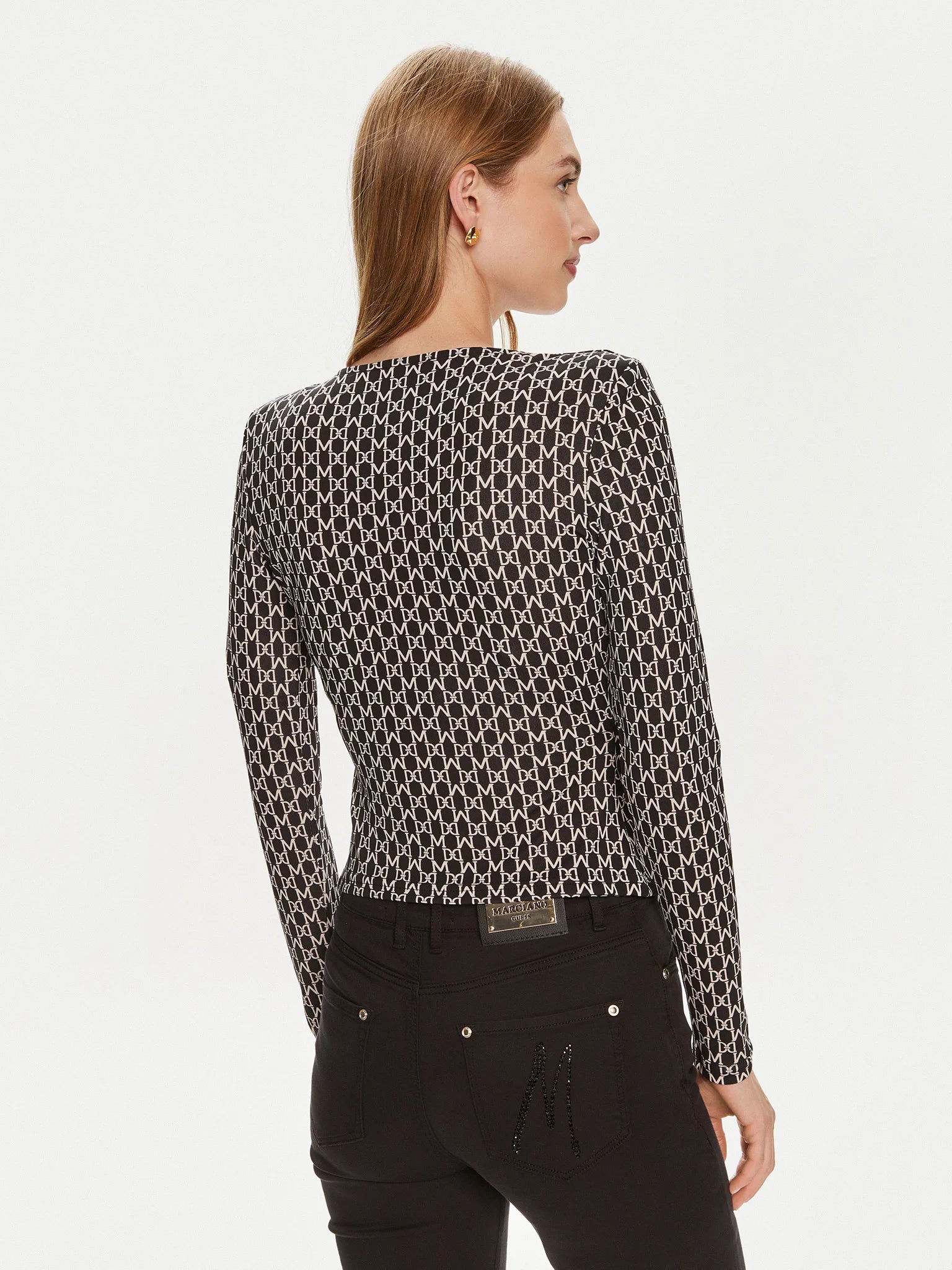 MARCIANO by GUESS Bluse (Schwarz, Slim Fit)