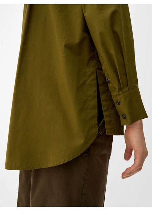 s.Oliver Red Label Oversized Langarmhemd - Khaki
