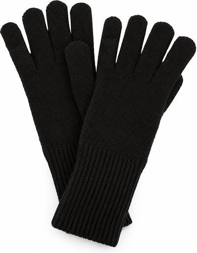 s.Oliver Damen-Strickhandschuhe – Schwarz