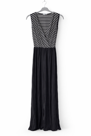Sorbet SBAndrea Jumpsuit mit weitem Bein - Marineblau gestreift