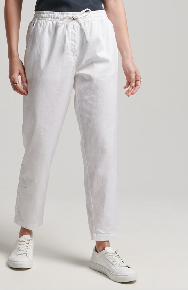 Superdry Studios Canvas-Jogginghose – Weiß